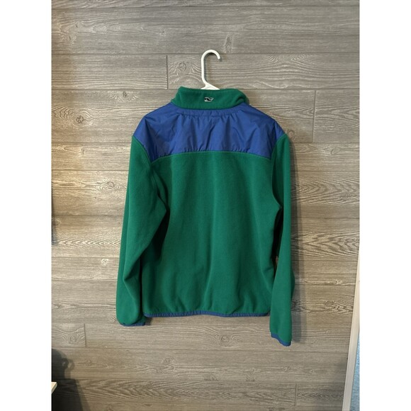 vineyard vines shep shirt Pullover Size Medium Green and Blue Great Condition - Picture 4 of 6